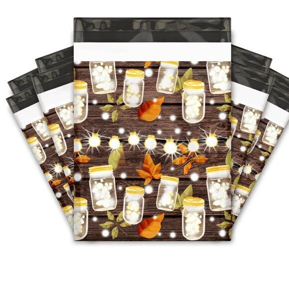 Mason Jars Poly Mailers, 10x13, Lot of 10 - Picture 1 of 1